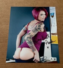 ANNA BELL PEAKS XXX ADULT PORN ACTRESS SIGNED 8X10 PHOTO BECKETT COA