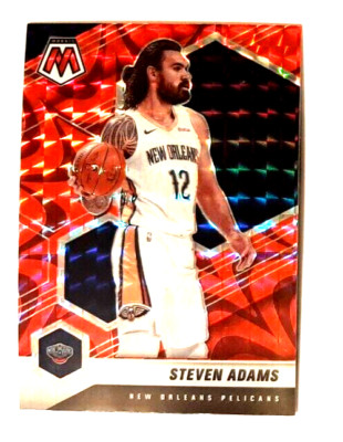 2020-21 Panini Mosaic RED #179 Steven Adams New Orleans Pelicans Star ...