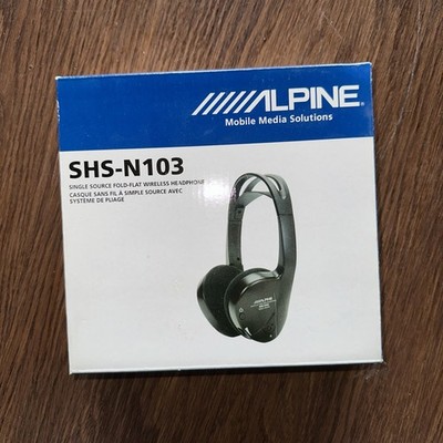 Alpine Audio SHS-N103 Single Source Wireless Mobile Media Headphones 