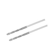 1.2mm Metric Diamond Coated Twist Drill Bits High Speed Steel 2 Pcs