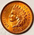 1904 Indian Head Penny RD, UNC