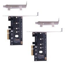 2PACK M.2 NVME SSD To PCIe 3.0 X4 Adapter Card Desktop Expansion Conversion Card