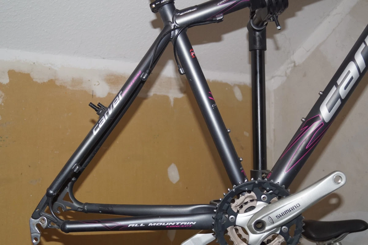 Carver Pure 30 Hardtail Rahmen 26" Shimano grau pink Mountainbike