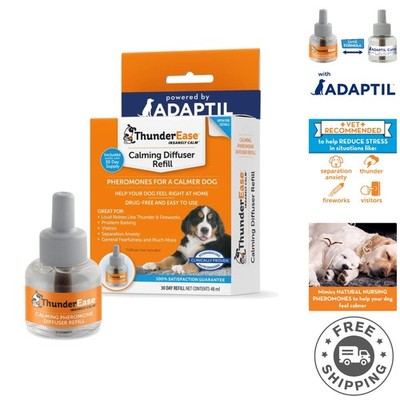 ADAPTIL Dog Calming Pheromone Diffuser Refill - 30 Day Supply for Stress Relief