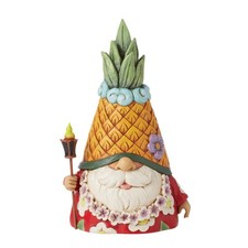 Enesco Jim Shore Heartwood Creek Coastal Tropical Pineapple Gnome Figurine- Ston
