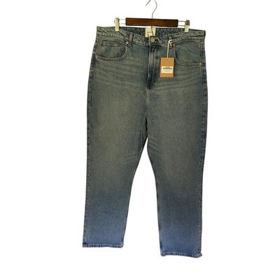 Reformation Jax Stretch High Rise Straight Leg Jeans Size 34 New