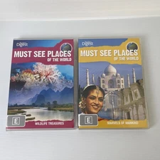 MUST SEE PLACES OF THE WORLD Wildlife Treasures Marvels Of Mankind R/digest DVD