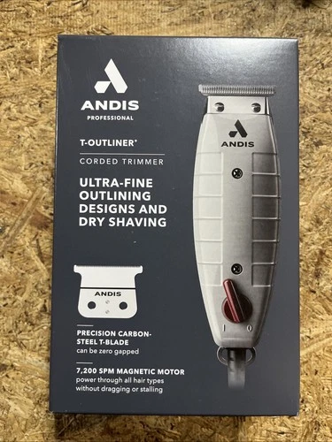 Andis #04780 T-Outliner Trimmer High Speed Motor Contoured Grip 7200SPM/  NEW