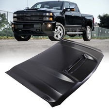 Front Hood Panel Primed Aluminum Fits 2017-2019 Chevy Silverado 2500 Hd 3500 Hd Front Hood Panel Primed Aluminum Fits 2017-2019 Chevy Silverado 2500 Hd 3500 Hd