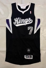 SACRAMENTO KINGS #7 JIMMER FREDETTE PRO CUT MEDIUM +2 JERSEY ADIDAS REV30 NBA