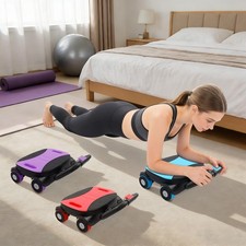 330lbs 4 Wheel Ab Roller with Elbow Support, Core Slider for Home Gym Ab Workout