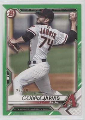 2021 Bowman Prospects Green Border 28/99 Bryce Jarvis #BP-44 7m3