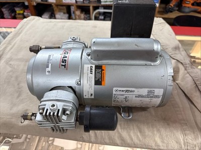 Gast 3Lba-32-M300ax Gast Standard 3Lba-32-M300ax Piston Pump 1-ph 1/3 Hp 1725rpm