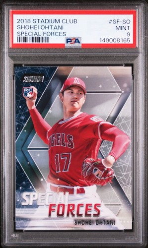 Shohei Ohtani #SF-SO — 2018 Topps Stadium Club Special Forces baseball card