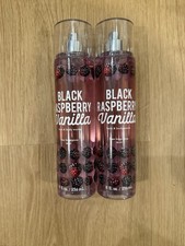 Bath & Body Works Black Raspberry Vanilla Fine Fragrance Mist 2x 8 fl oz