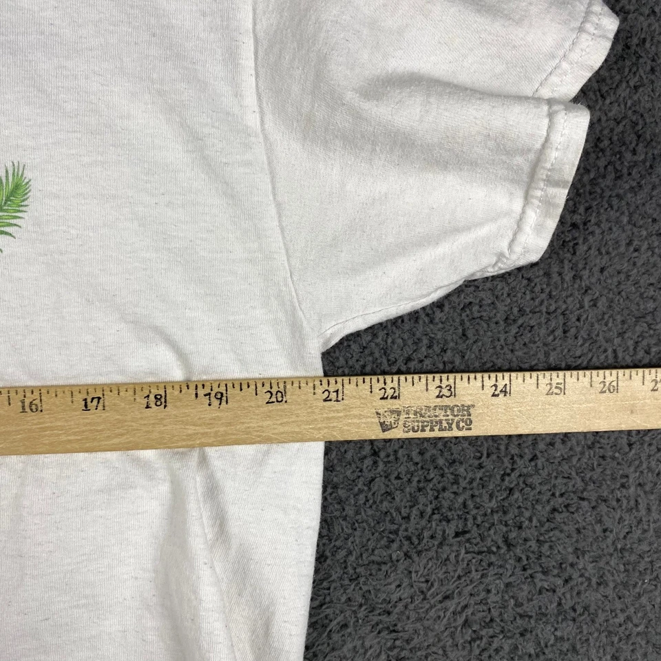 Camiseta Empyre Para Hombre Grande Blanca Floral Gráfica Manga Corta Informal Top Foto 4 de 4