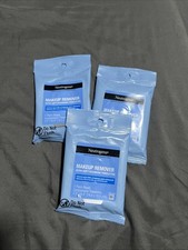3x Neutrogena Makeup Remover Cleansing Face Wipes 7 Facial Towelettes Each