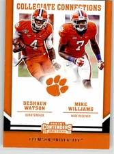 Deshaun Watson Williams 2017 Contenders Draft Collegiate Connections 1 Clemson
