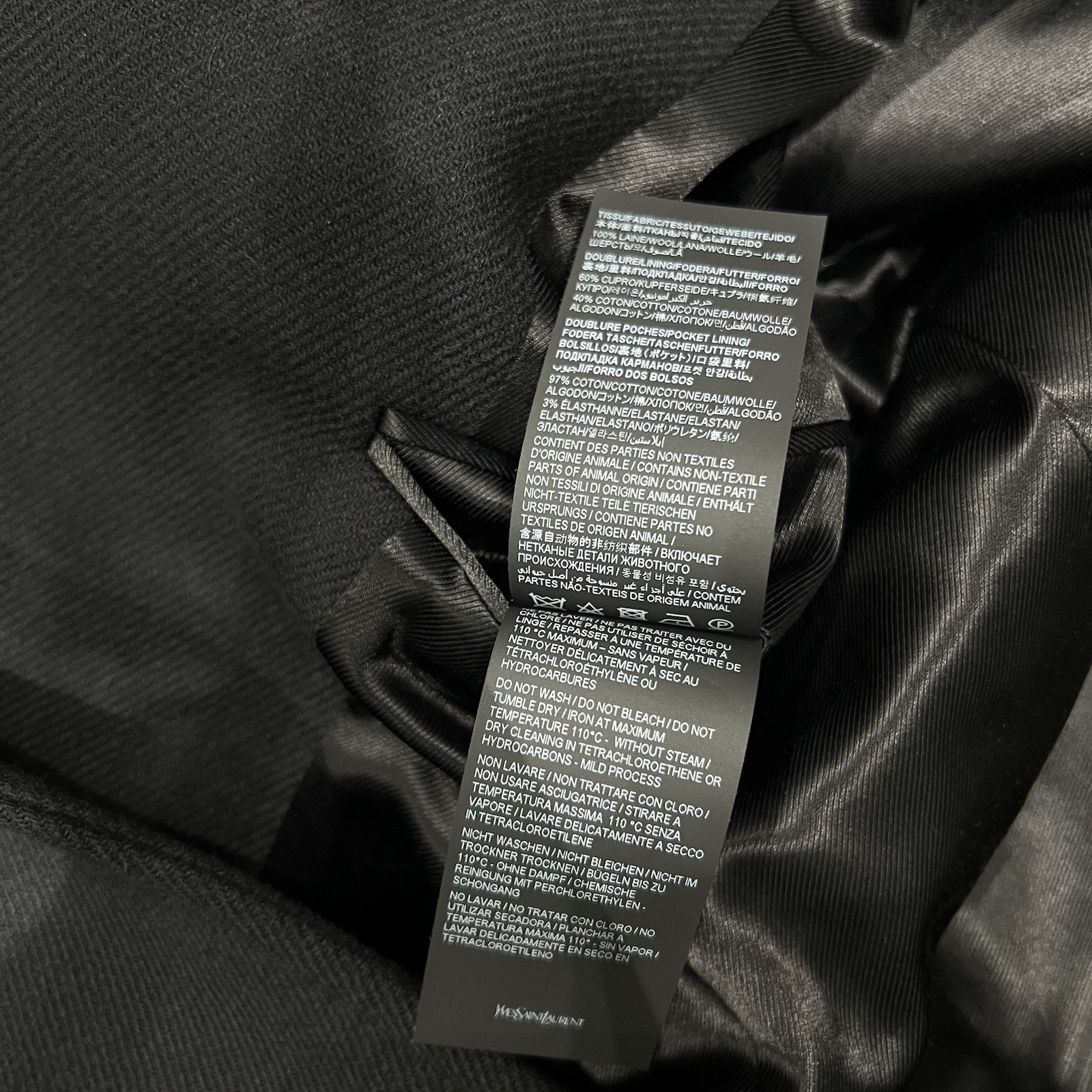 Saint Laurent Double Breasted Wool Overcoat In All Sizes image 4