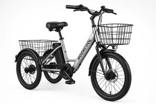 Triciclo Eléctrico Plegable MOONCOOL para Adultos - 500W/750W 48V 20" Triciclo Eléctrico