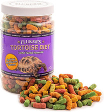 Fluker'S Tortoise Diet, Large Pellet Food - Land Turtle Formula, 10Oz