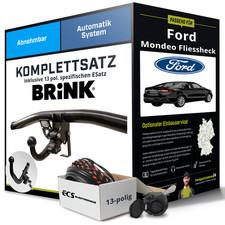 Anhängerkupplung BRINK abnehmbar für FORD Mondeo Fliessheck +E-Satz NEU PKW