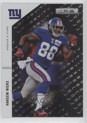 2011 Panini Rookies & Stars Longevity Parallel Holofoil 52/99 Hakeem Nicks fm0