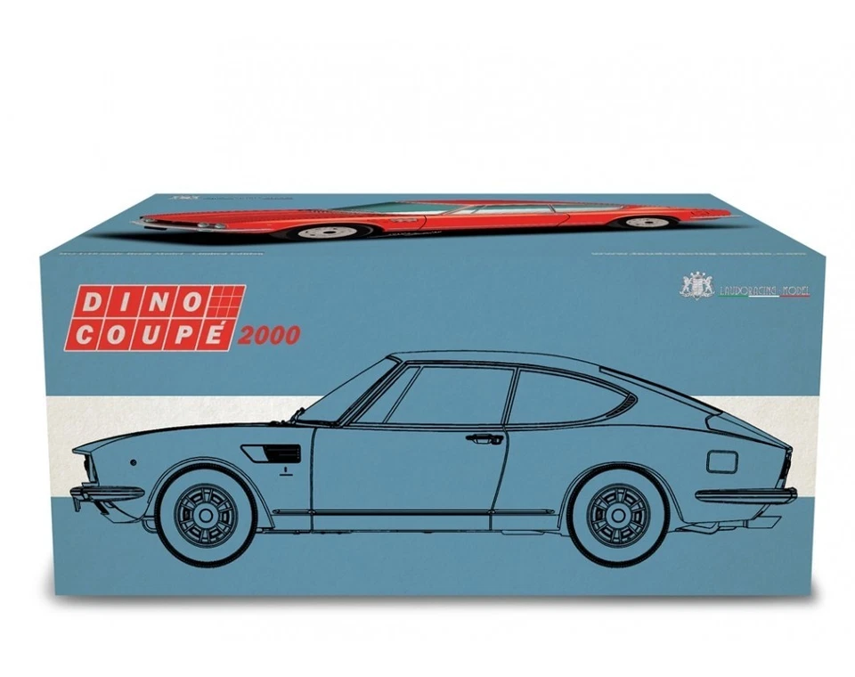 LAUDORACING-MODELS 1:18 Fiat Dino Coupé 2000 1967 LM207D - Photo 4/4