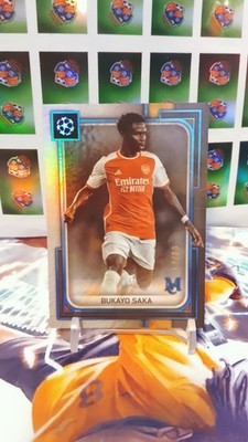 Bukayo Saka /75 Topps 2024 Museum Arsenal London England