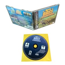 Sony PlayStation 1 PS1 CIB COMPLETE TESTED Big Bass Fishing 2002