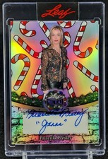 Priscilla Presley 2025 Leaf Metal Happy Holidays Encased Auto Card # /15 Elvis