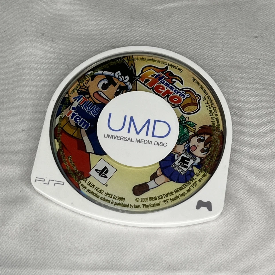 Hammerin Hero PlayStation PSP Game Only Tested & Working - Image 3 of 4