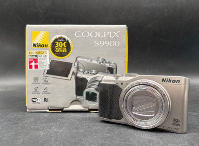 Nikon COOLPIX S9900 16.0 MP Digitalkamera Silber 30X Zoom Full HD OVP