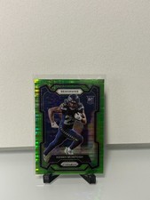 2023 Panini Prizm Neon Green Pulsar #391 Kenny McIntosh Seattle Seahawks