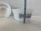 Set of 2 Currier & Ives Milk Glass Custard Cups Ramekins Creme Brule Dishes — photo 10