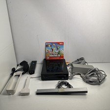 Nintendo Wii Black Console RVL-101 Tested  Working