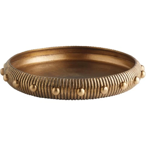 Cyan Design 11698 Batten Antique Brass Tray, Large - Picture 1 of 4