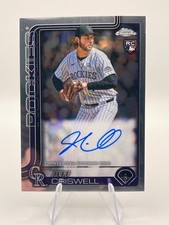 2025 Topps Chrome Rookie Autographs Jeff Criswell #RA-JCR Colorado Rockies (AU)