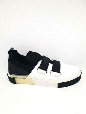 KENDALL + KYLIE Damen Sneaker Schuhe Leder Schwarz/Weiß Gr.36