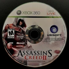 Assassin's Creed II - Xbox 360 – Disc Only – Resurfaced/Tested