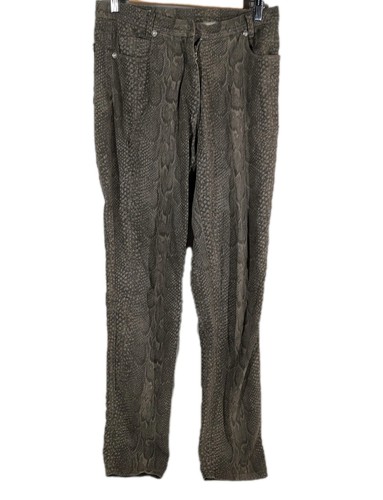 Versace, Vintage Versace Snake Print Jeans Pants Womens Size 28x31 Made In Italy READ