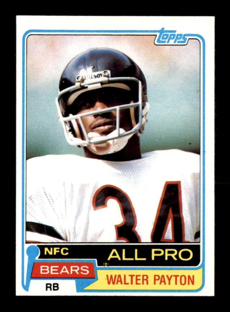 1981 Topps #400 Walter Payton AP EXMT+ X2646926