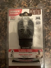 Diablo DOU250JBW3,Pack of 3 Universal Fit Clean Wood Bi-Metal Oscillating Blade 