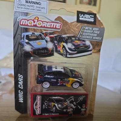 Majorette WRC Cars Red Bull Ford Fiesta WRC Featuring Drivers Ogier & Ingrassia