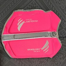 Vivaglory Dog Life Vest, Bright Pink,  Adjustable, Size Small