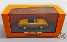 Fiat 850 Sport Spider 1968 Yellow 1/43 Minichamps