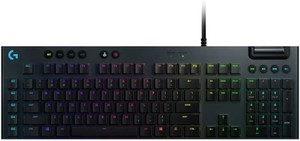 Logitech - G815 LIGHTSYNC Full-size Wired Gaming Keyboard - Carbon - 920-008984