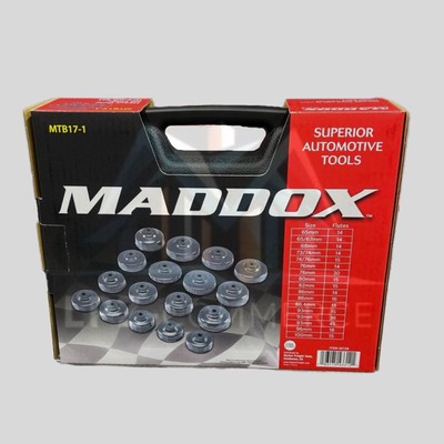Maddox Mtb17-1 Hevy Duty Oil Filter 17pc Wrench Set Socket Cup