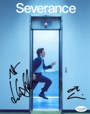 SEVERANCE SIGNED 8X10 PHOTO BY Adam Scott Dan Erickson Dichen Lachman w/ COA