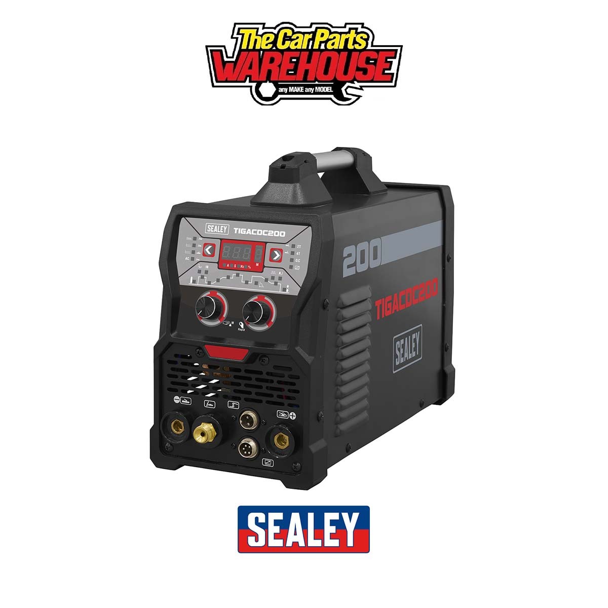 Sealey TIGACDC200 200A TIG/MMA AC/DC Pulse Inverter Welder 230V